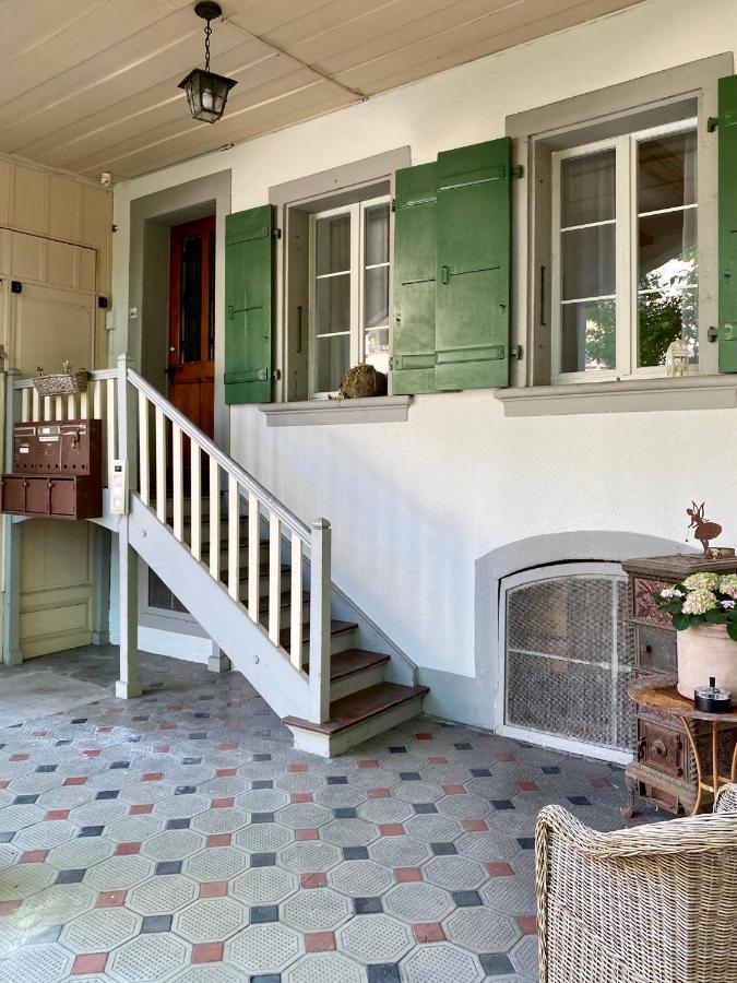 Lovely Studio In A Villa From 18Th Century Thun Exterior photo
